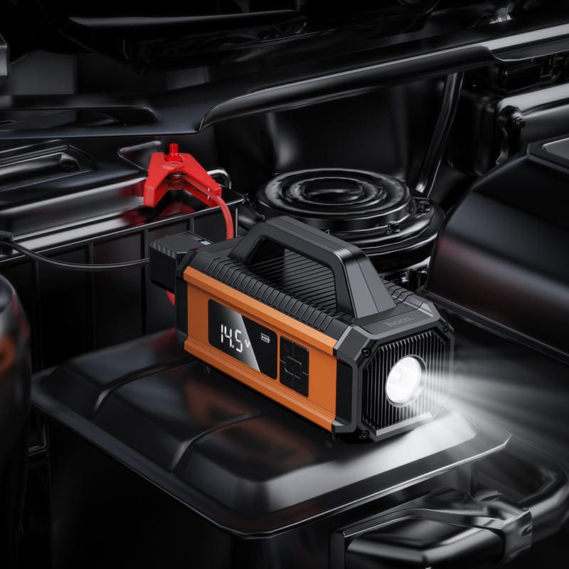 Hoco 10000 mAh Air Pump with Emergency Start Power Bank QS4