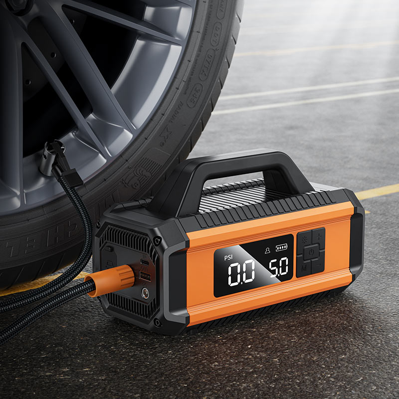 Hoco 10000 mAh Air Pump with Emergency Start Power Bank QS4