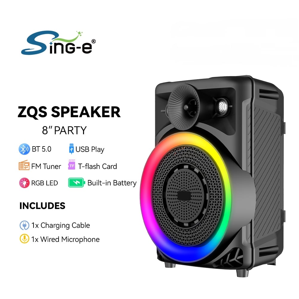 SING-E Karaoke Wireless Bluetooth Speaker ZQS803