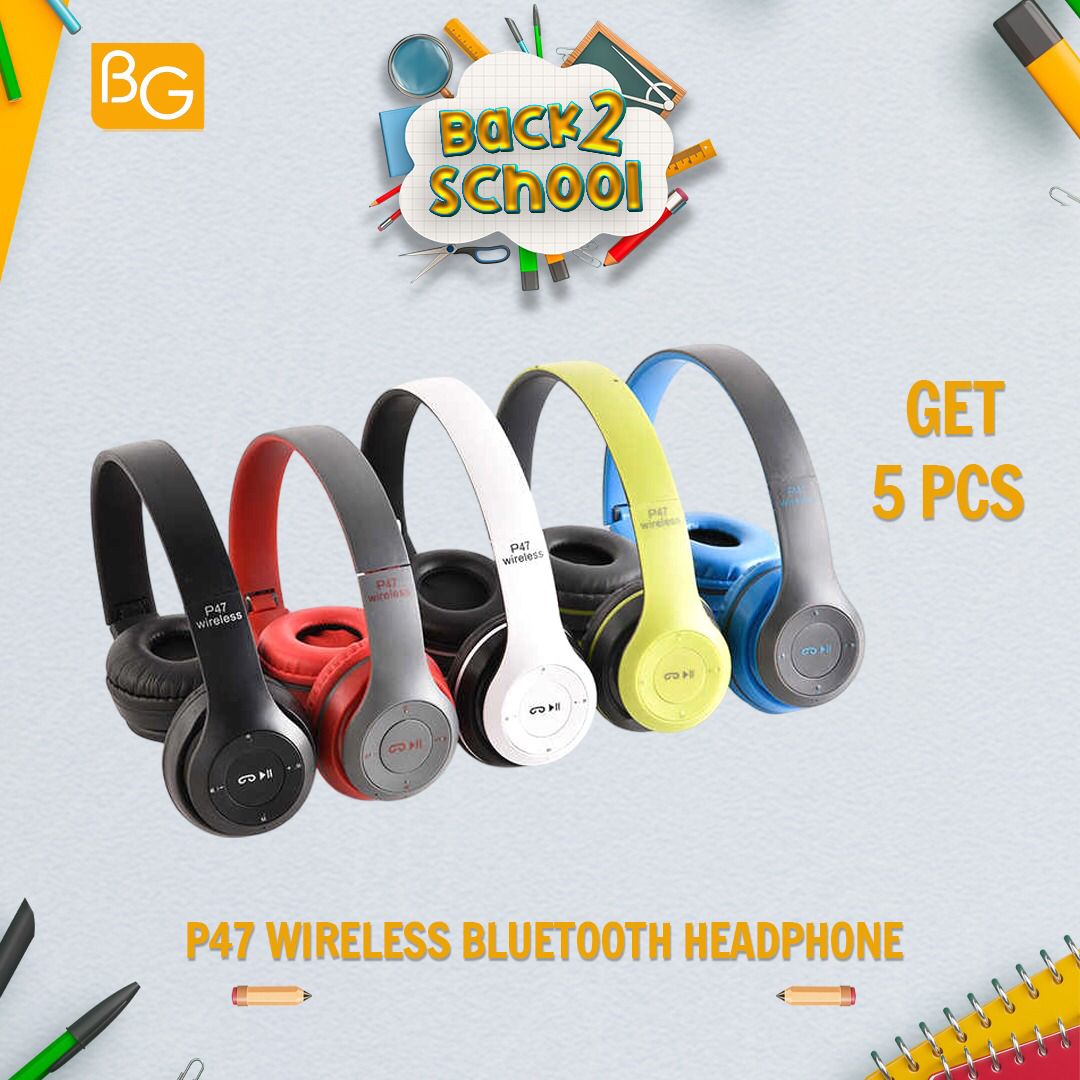P47 Wireless Bluetooth Headphone