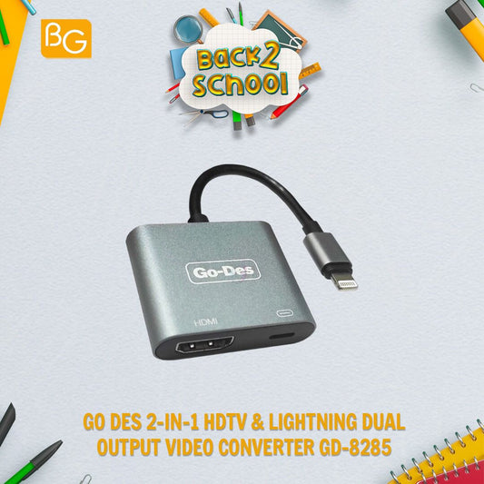 Go Des 2-in-1 HDTV & Lightning Dual Output Video Converter GD-8285