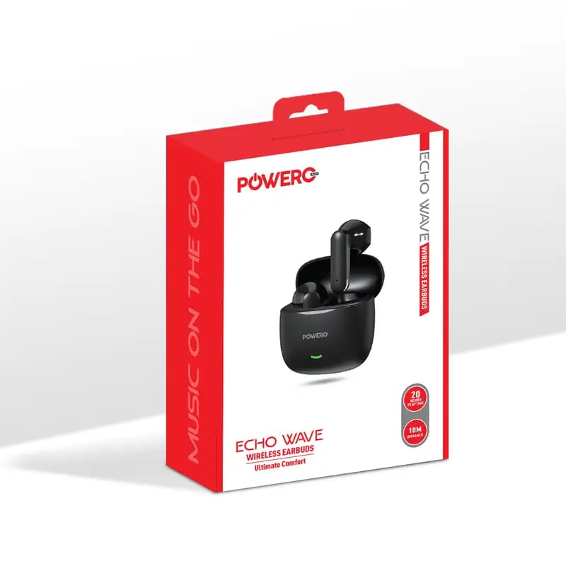 PowerO+ Echo Wave Wireless Earbuds