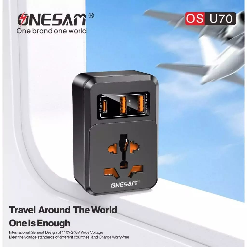 Onesam 25W Universal Adapter OS-U70