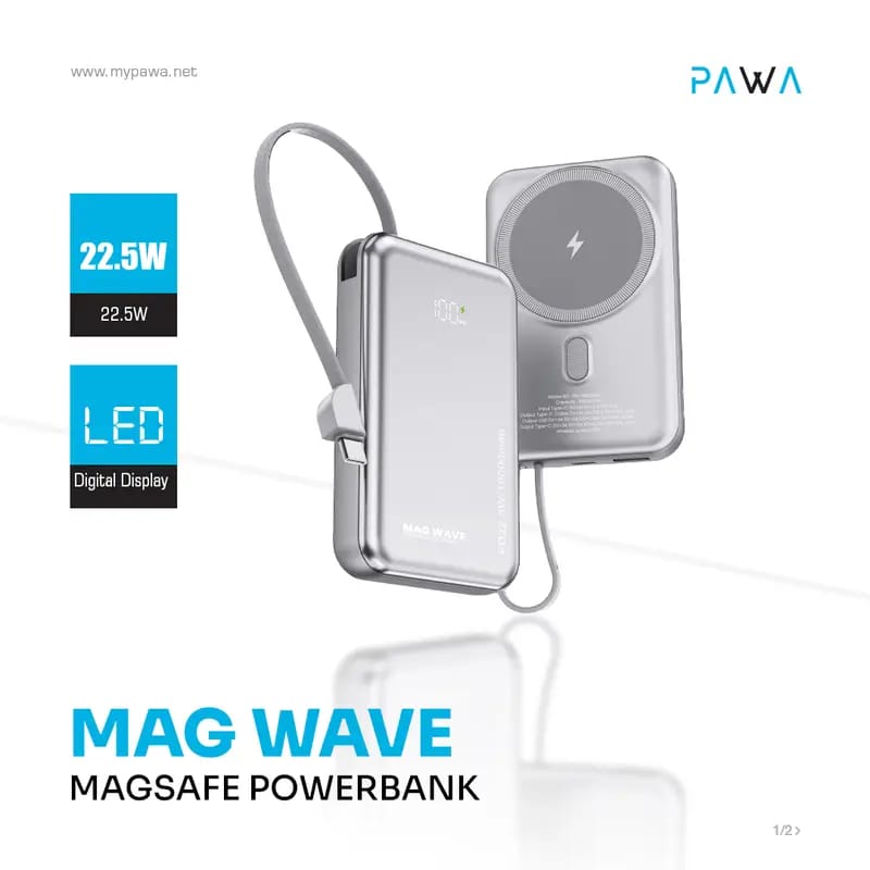 Pawa Mag Wave MagSafe Powerbank
