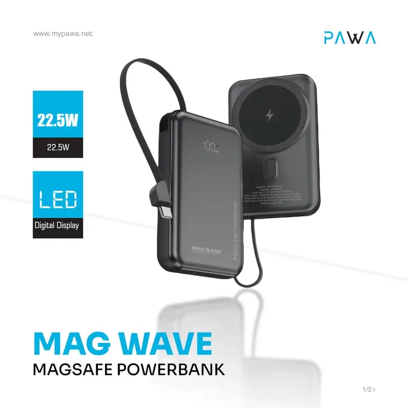 Pawa Mag Wave MagSafe Powerbank