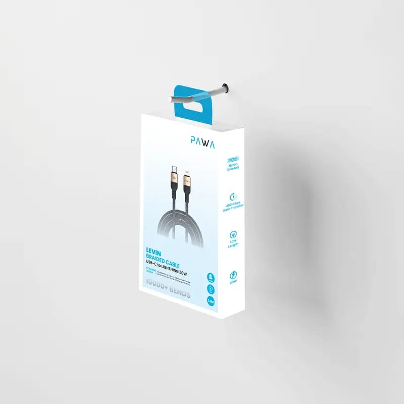 Pawa Levin Braided Cable USB-C to Lightning 30W