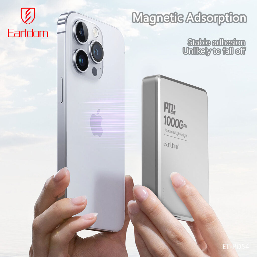 Earldom 10000mAh PD Wireless Magnetic Power Bank PD54