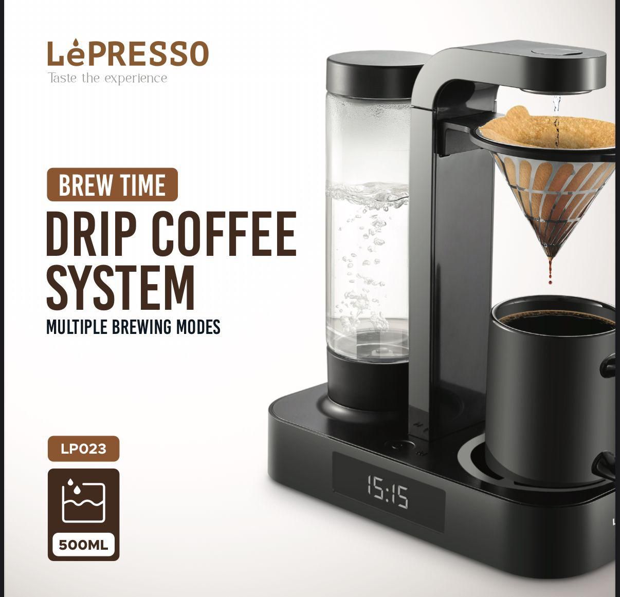 Lepresso Drip Coffee System - Black
