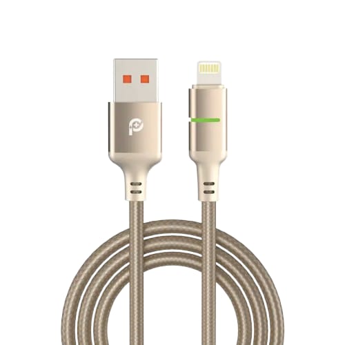 PowerO+ Lucent Alloy Braided Cable USB A to Lightning