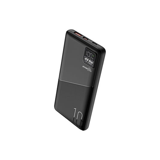 Porodo Blue 10000mAh Quick Charge Power Bank USB-A and USB-C Output
