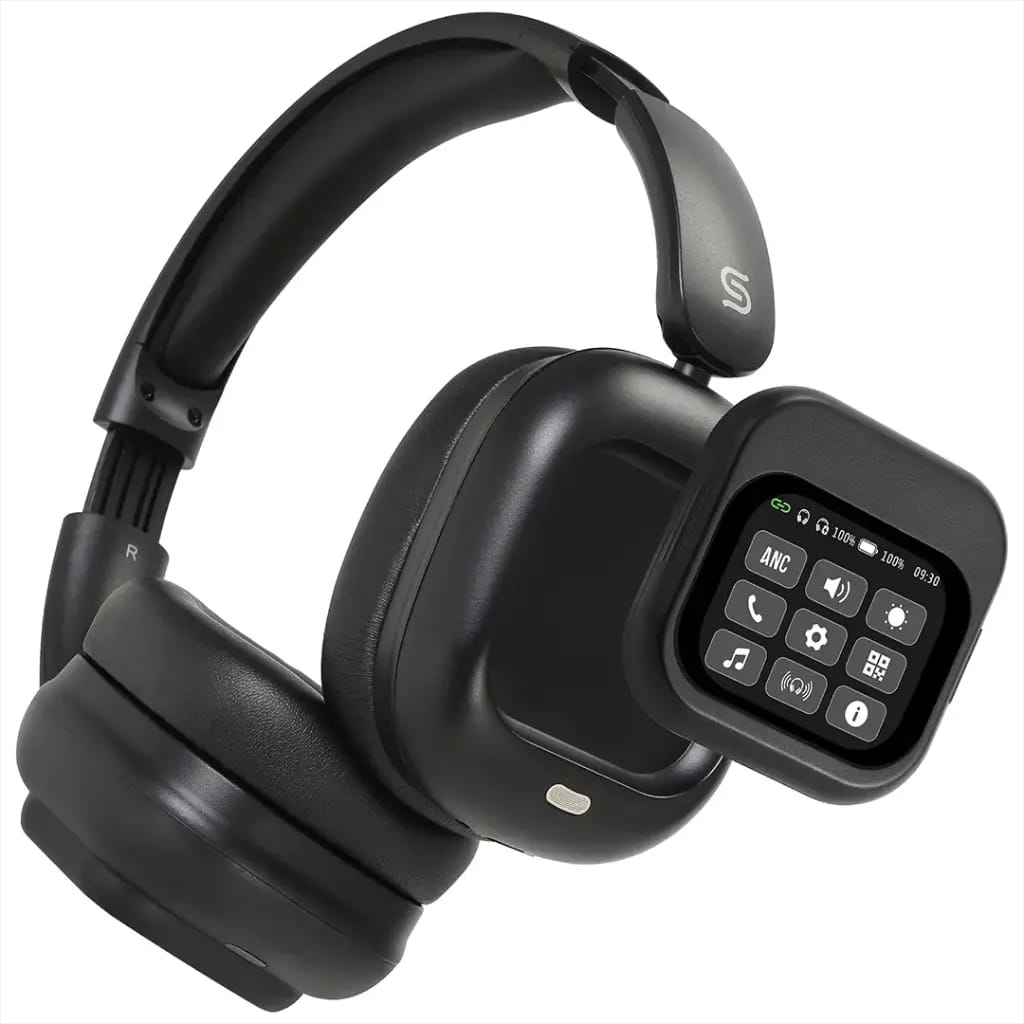 Porodo Soundtec Touchwave ANC Headphone with Detachable Touch Screen