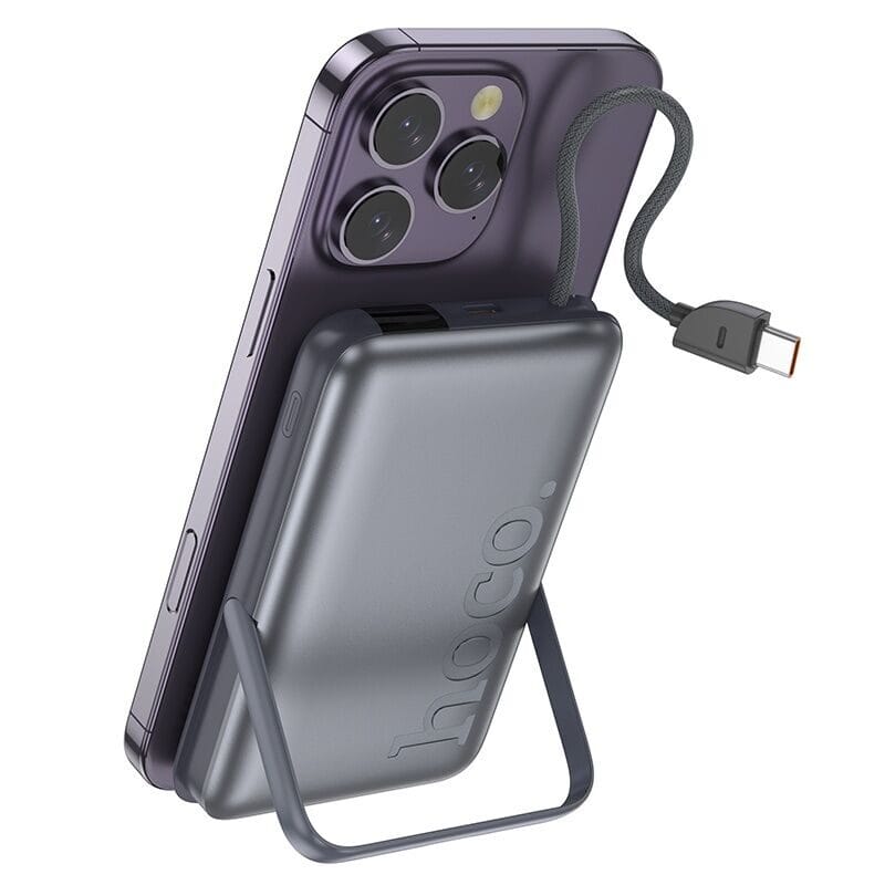 HOCO Q43 Clever Dual PD20W Power Bank with Cable+watch Charger+holder 10000mAh