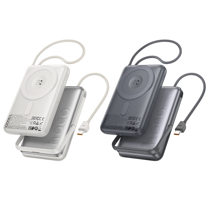 HOCO Q43 Clever Dual PD20W Power Bank with Cable+watch Charger+holder 10000mAh