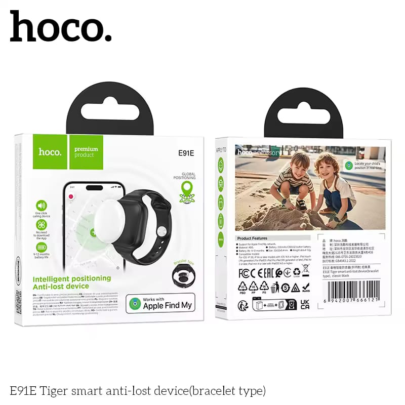 HOCO Mini Smart GPS Tracker Tag Bracelet Type E91E