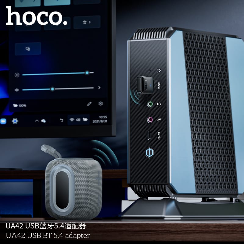 Hoco Mini Portable USB Bluetooth 5.4 Adapter UA42