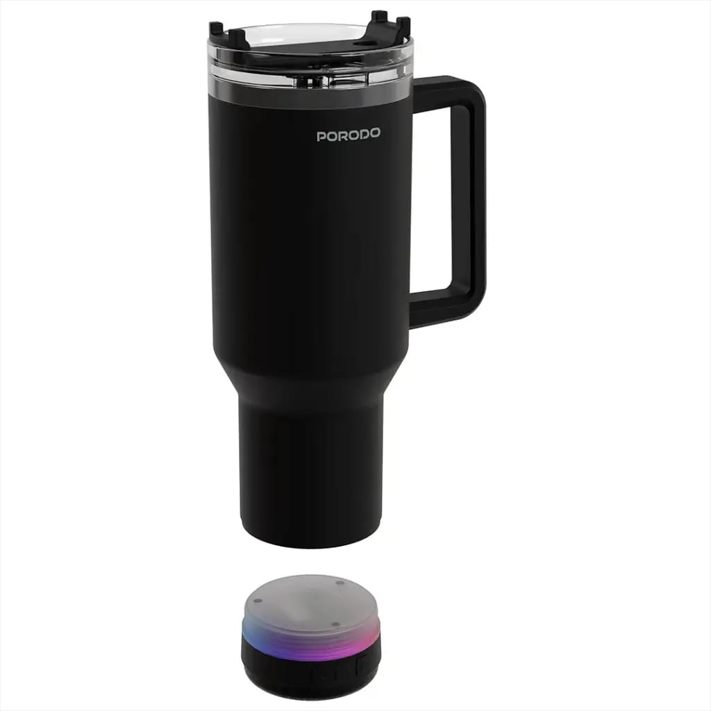 Porodo Lifestyle HydroTunes Bluetooth Speaker Tumbler