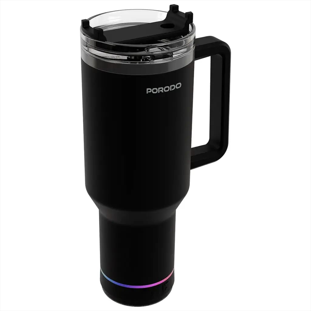 Porodo Lifestyle HydroTunes Bluetooth Speaker Tumbler