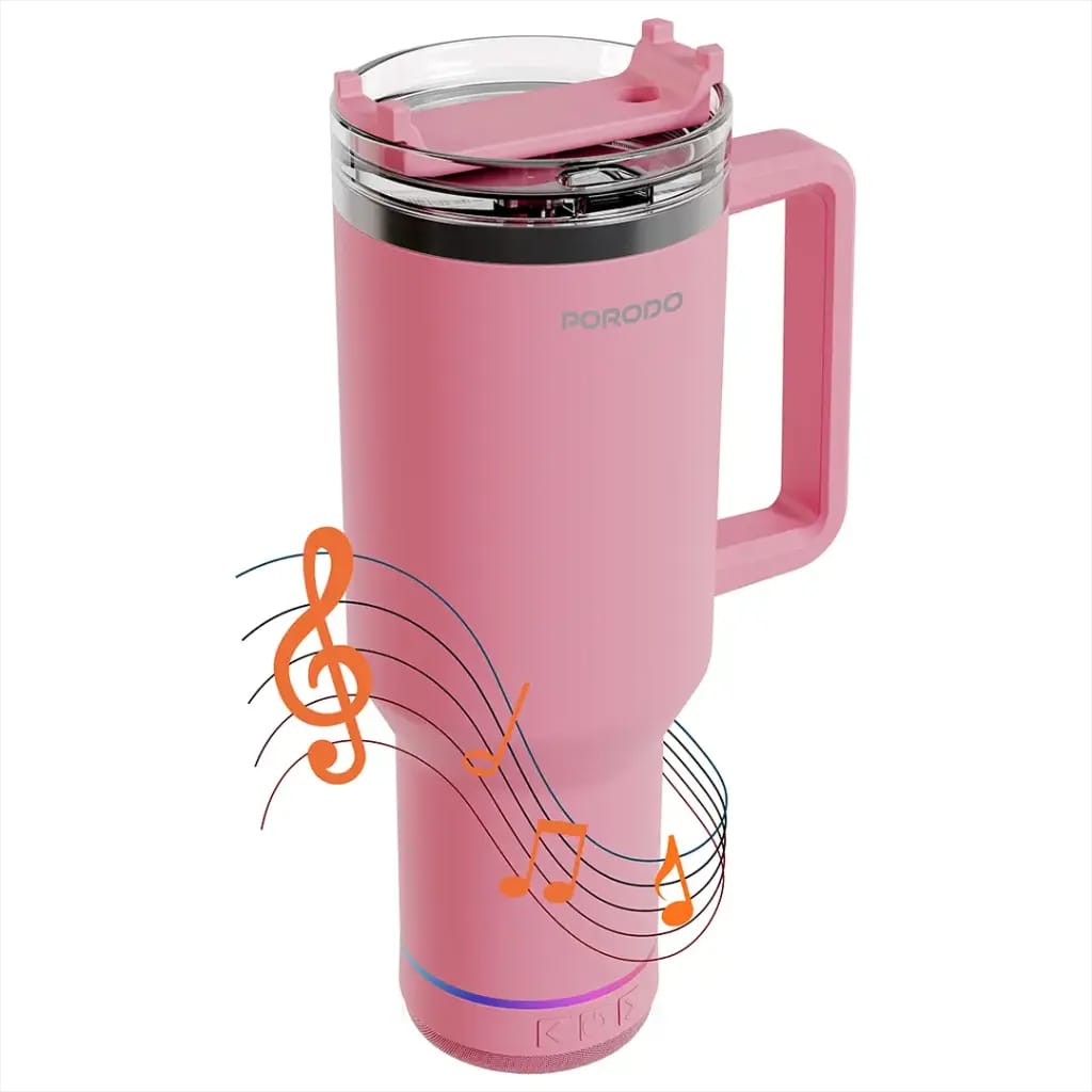 Porodo Lifestyle HydroTunes Bluetooth Speaker Tumbler