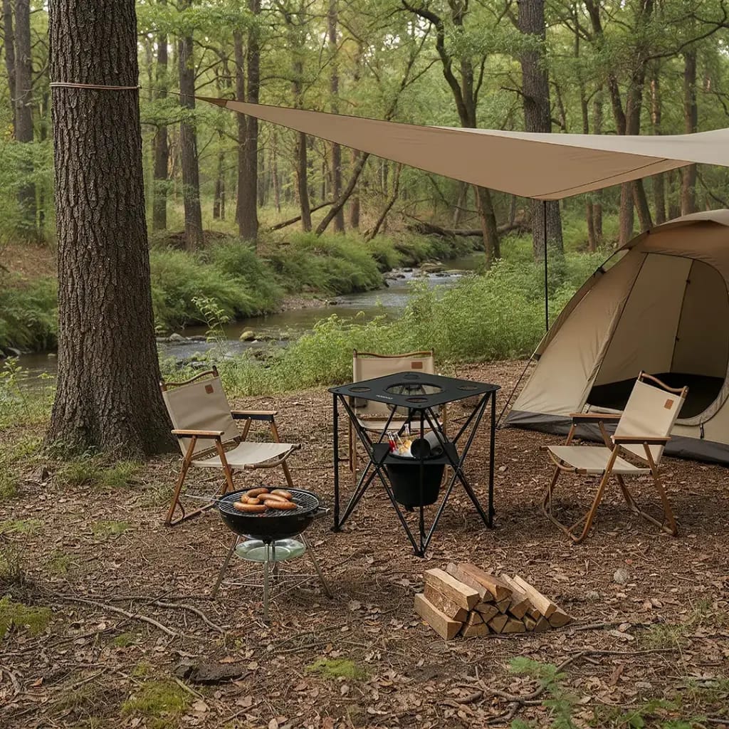 Porodo Lifestyle Outdoor Companion Foldable Camping Table