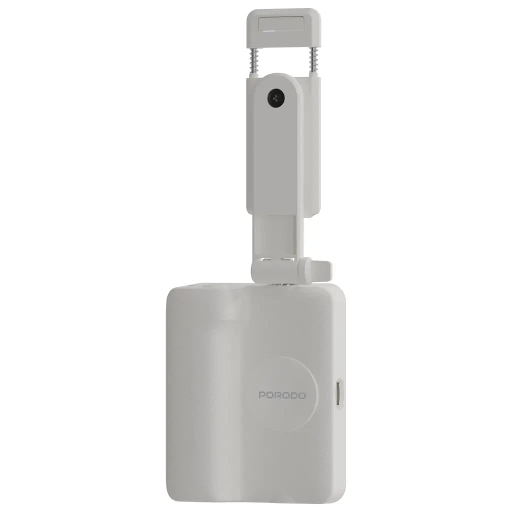 Porodo Lifestyle 3-In-1 Bluetooth Selfie Stick with Detachable Fill Light & Stand