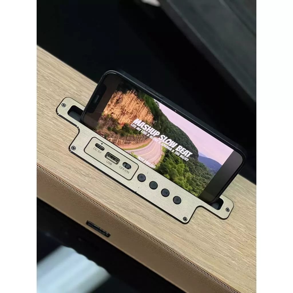 Kbroad Wooden Design Portable Wireless Bluetooth Speaker  KTS-1738
