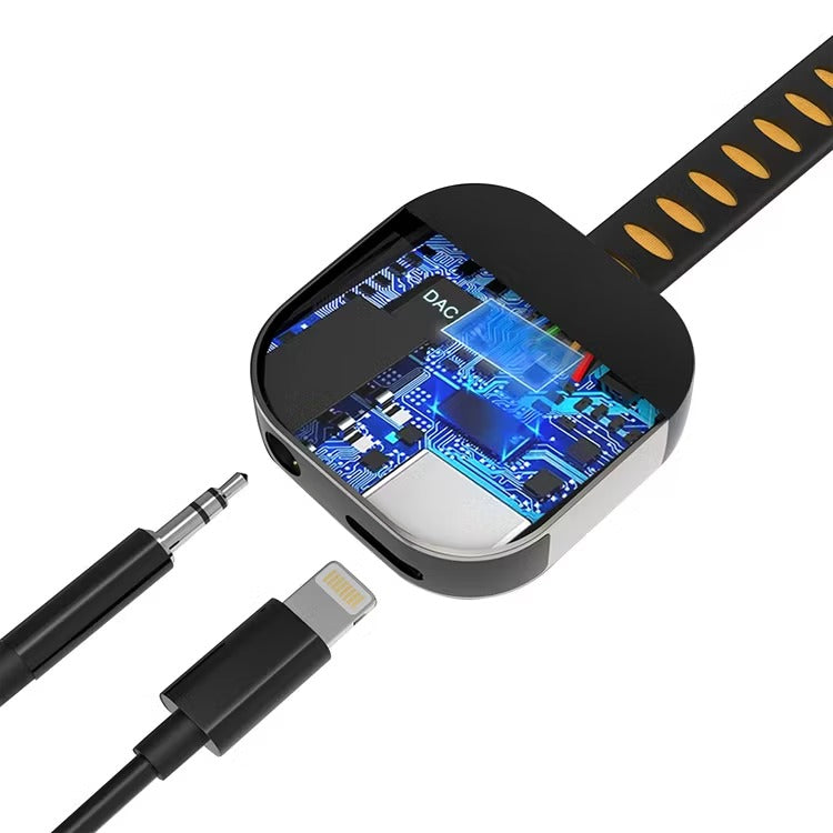 Porodo 2-In-1 Adapter Lightning To 3.5mm Aux Audio + Charging