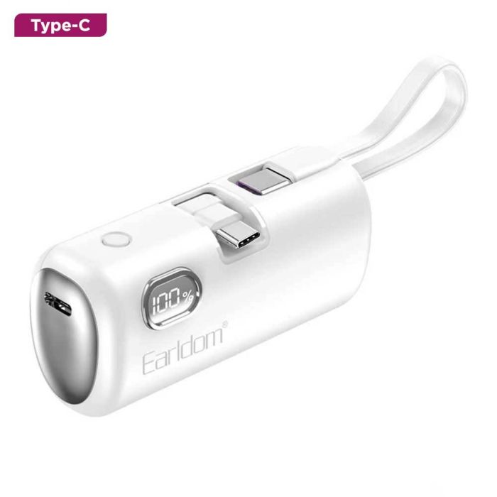 Earldom PD41C 22.5W Type C Mini PowerBank 5000mAh