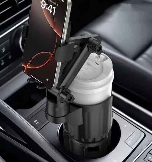 Go-Des HD256 Cup Holder Car Mobile Phone Holder - Black