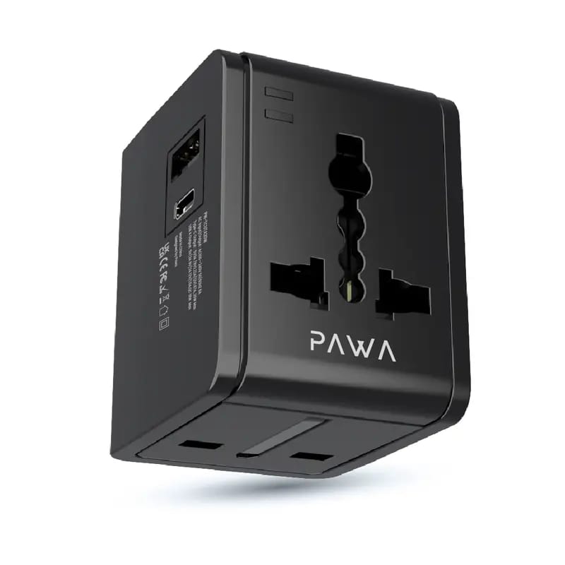 Pawa Universal Travel Charger With PD + QC Port