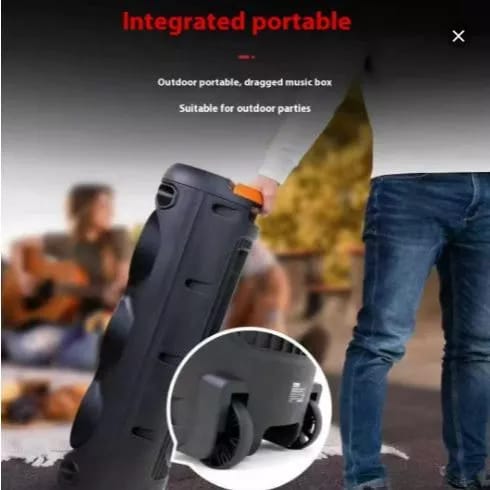 Kboard 8x3inch Portable Wireless Subwoofer Bluetooth Speaker KTS-2142