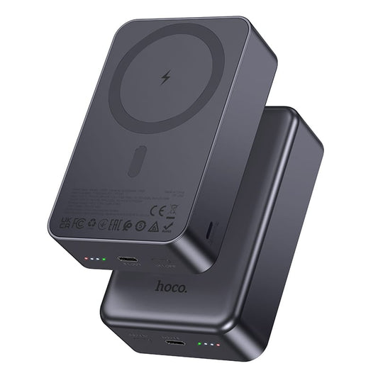 Hoco J160B Power Bank 20000mAh PD20W Wireless Charging – Black