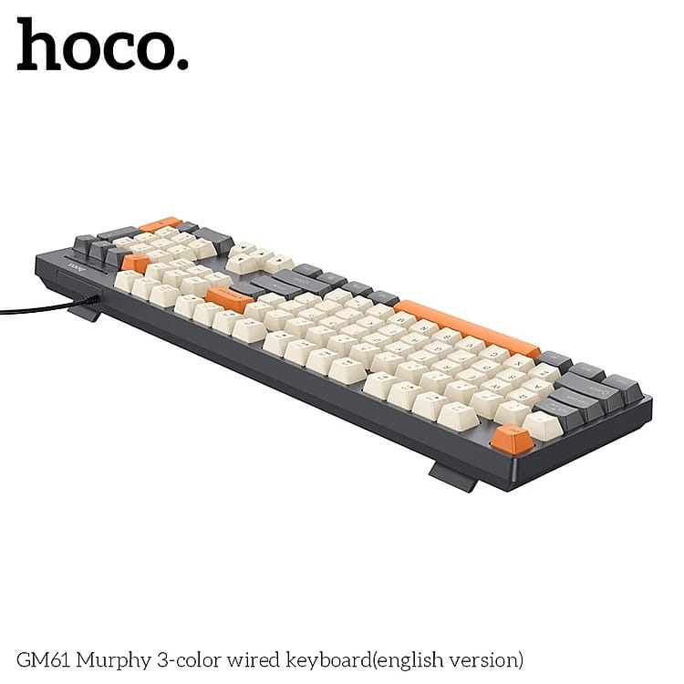Hoco GM61 Murphy 3-Color Wired Keyboard - English Version
