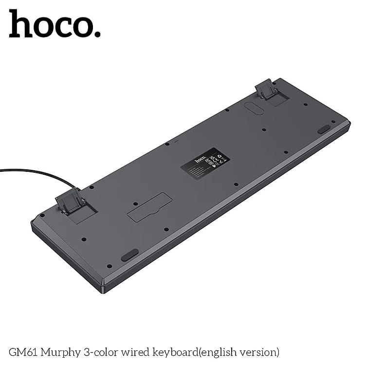 Hoco GM61 Murphy 3-Color Wired Keyboard - English Version