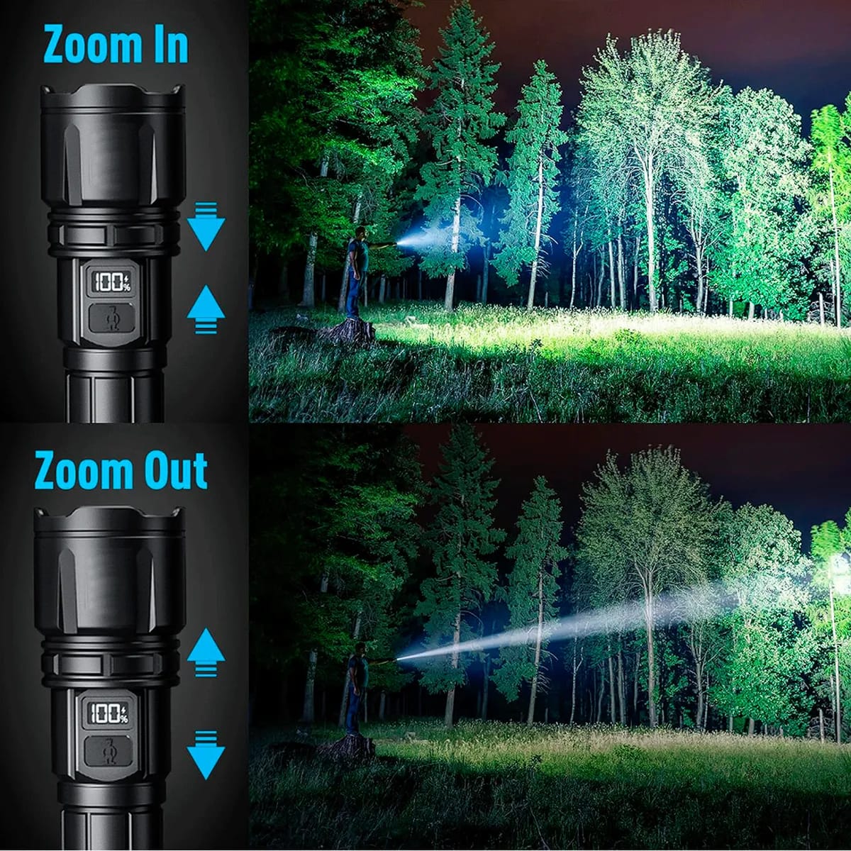 USB LED Flashlight Torch LH-7098