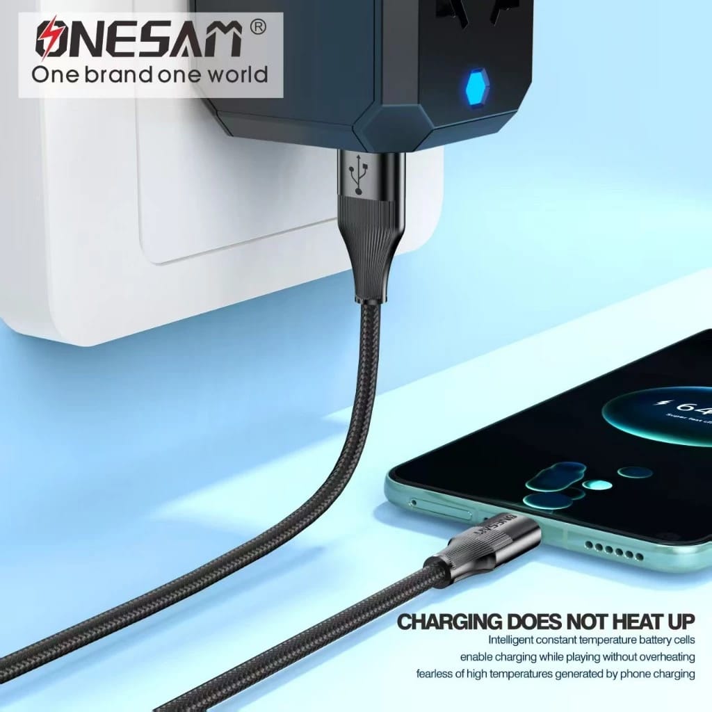 Onesam 5A Fast Charing Cable USB A to Micro 1 Meter CA15