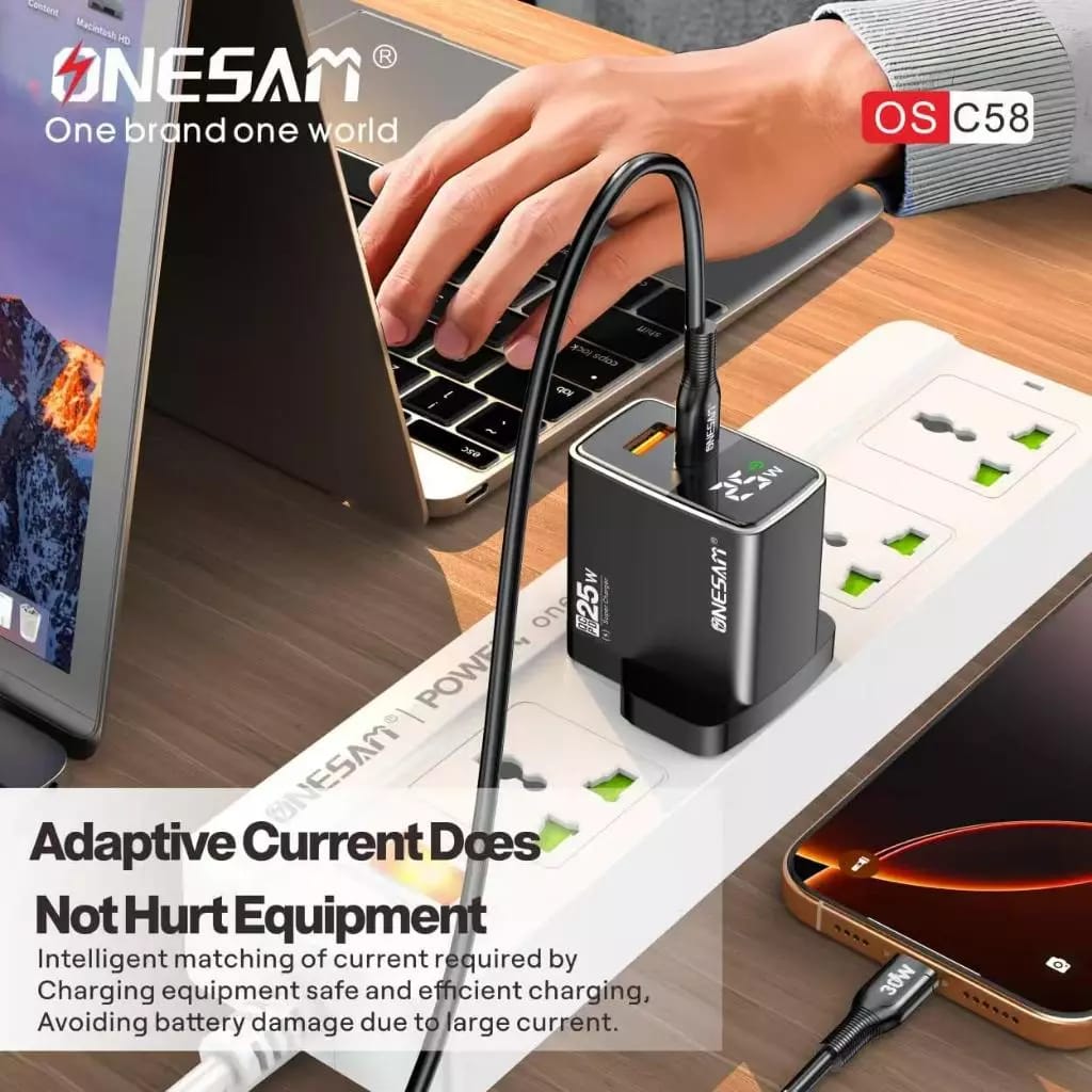 Onesam 25W Super Fast Charger C58