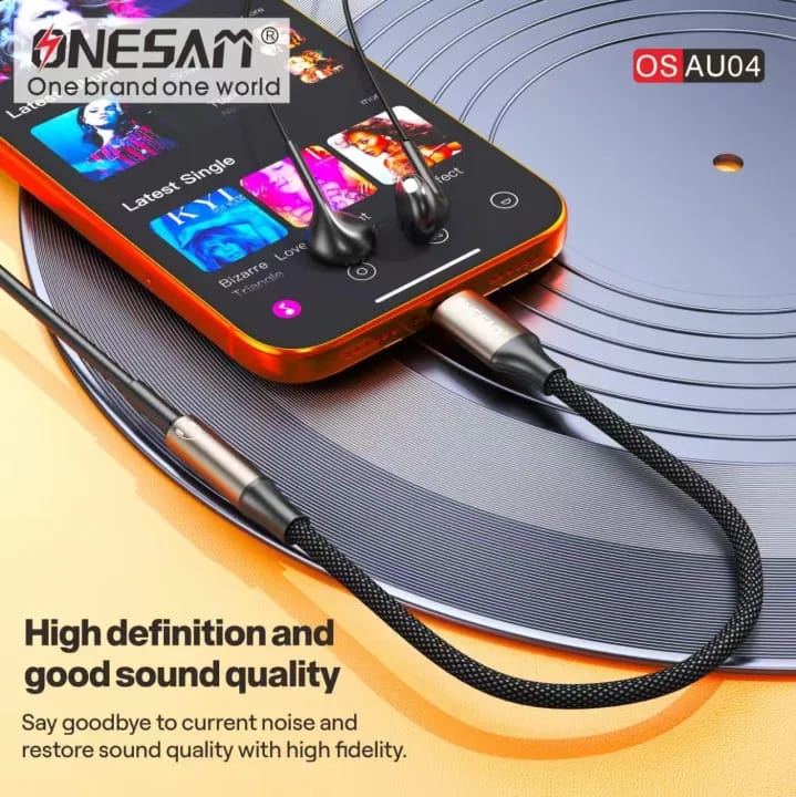 Onesam Lightning to 3.5mm Port Audio Cable AU04