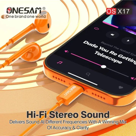 Onesam Type-C Wired Earphones X17