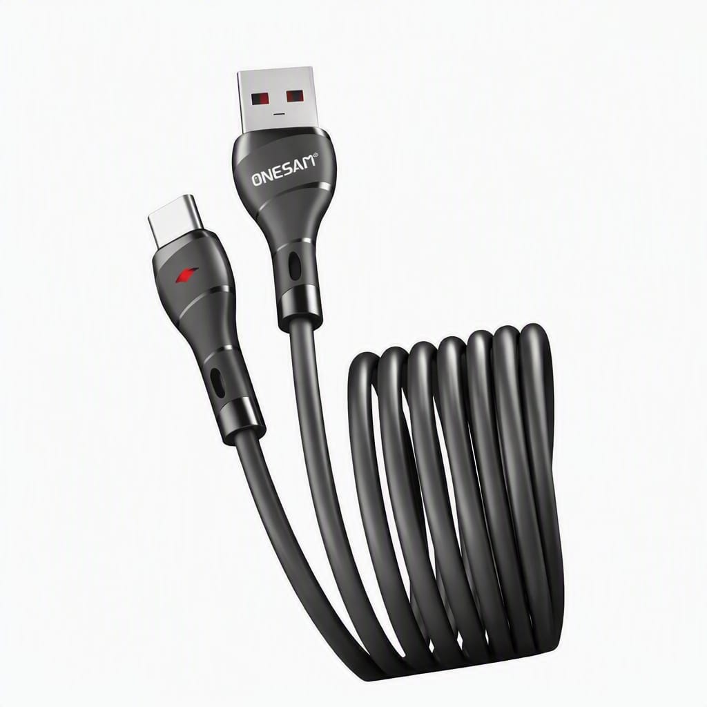 Onesam 100W Silicone Charging Cable USB-A to Type-C CA28