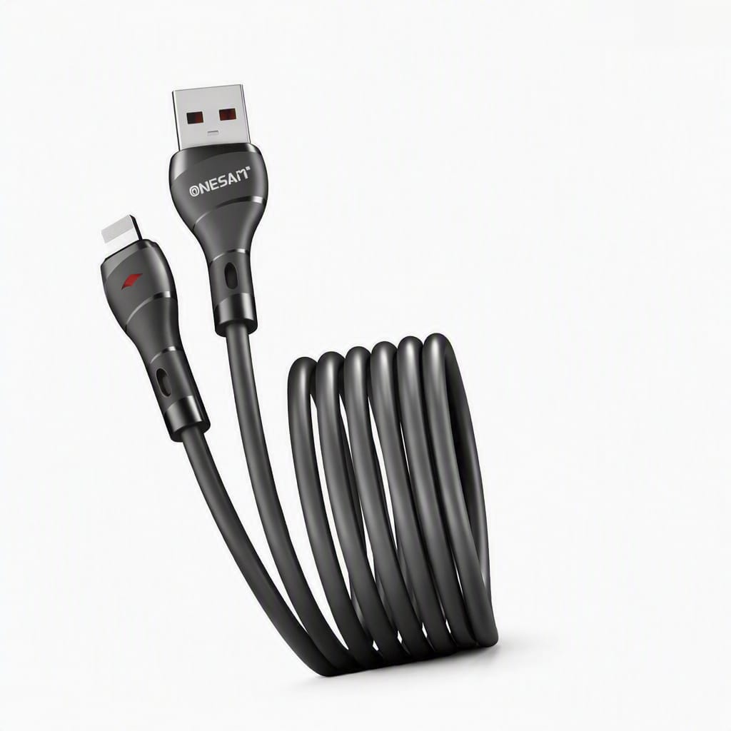 Onesam 36W Silicone Charging Cable USB-A to Lightning CA27
