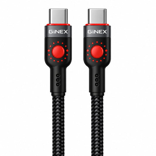 GiNEX 120W Type-C to Type-C Super Fast Charging Cable GX-24CC