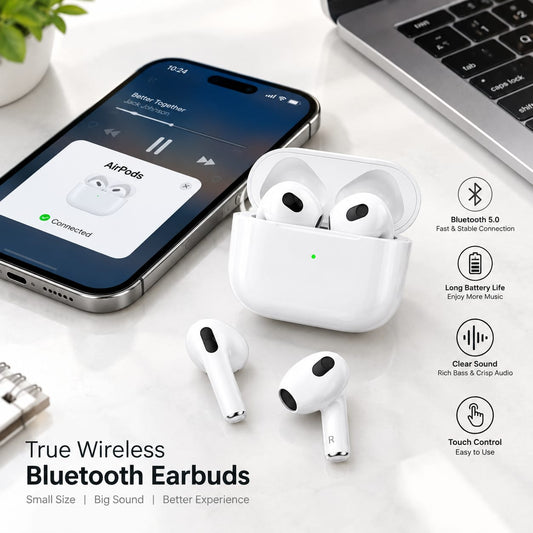 GiNEX Wireless Bluetooth Earbuds GX-03