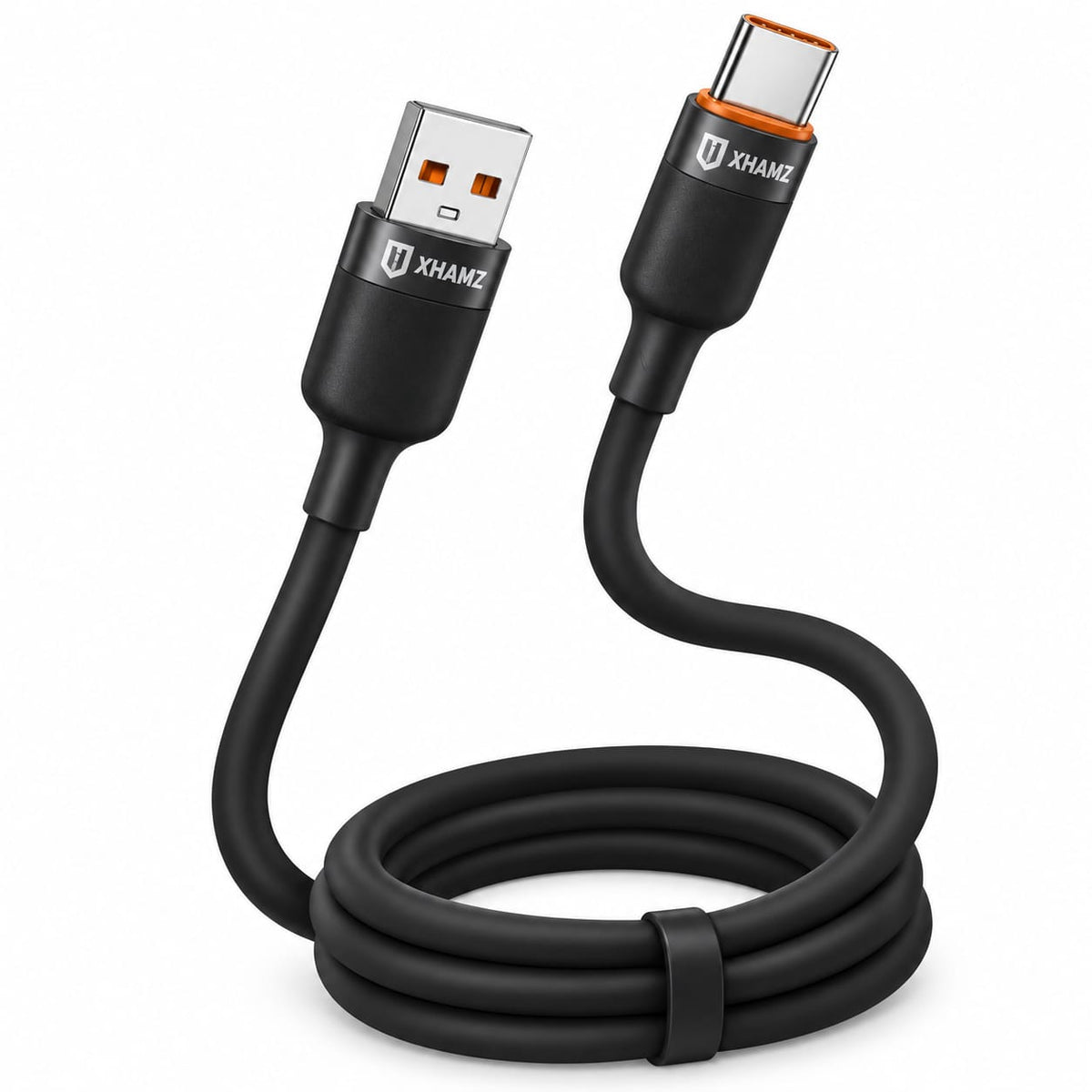 X-HANZ 6A Silicone USB-A to USB-C Fast Charging Cable LK23T