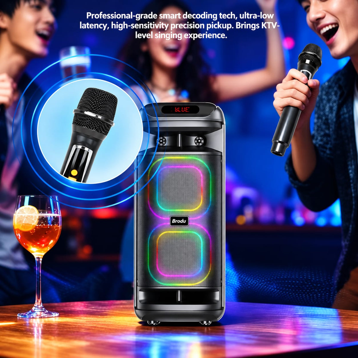 Brodu Karaoke Party Bluetooth Speaker BTS-2261