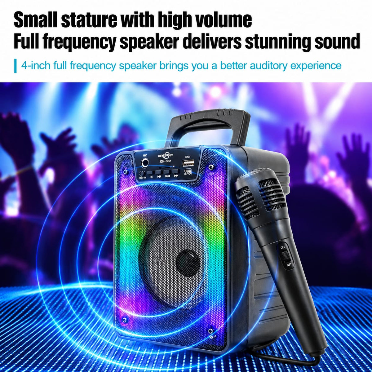 Greatnice 4-Inch Wireless Bluetooth Speaker GTS-1868