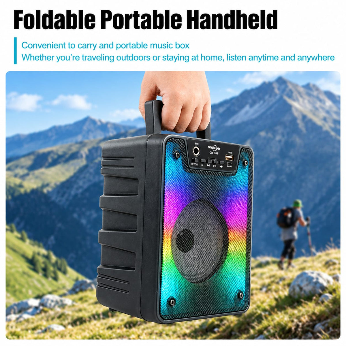 Greatnice 4-Inch Wireless Bluetooth Speaker GTS-1868