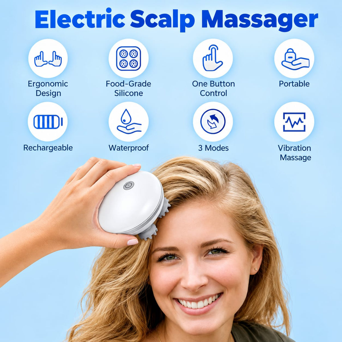 Electric Smart Scalp Massager