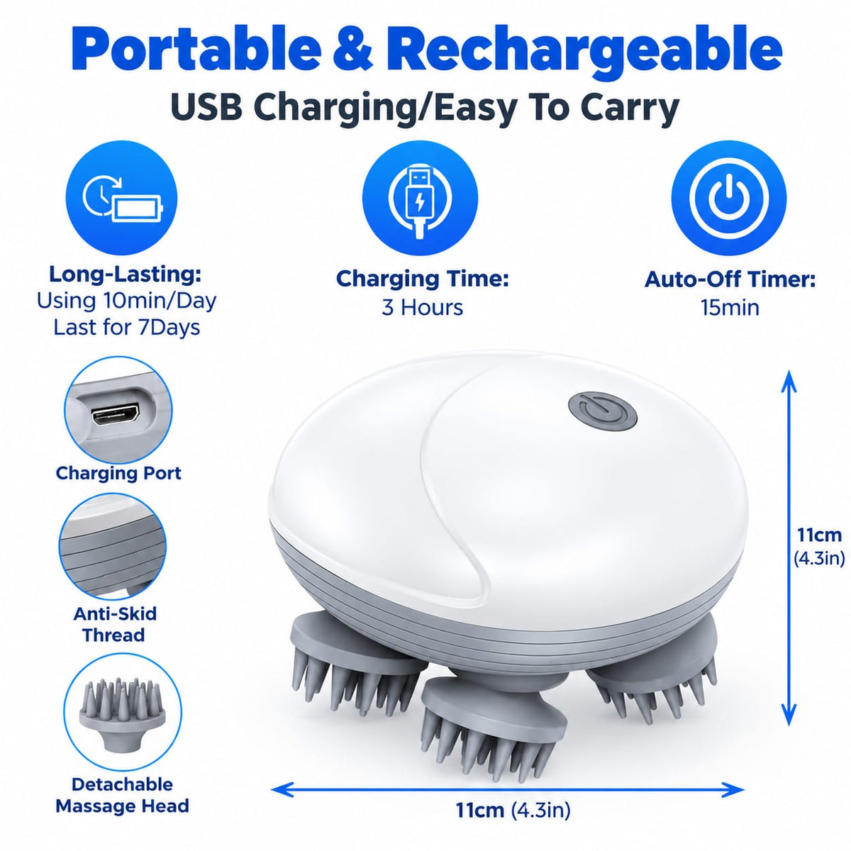 Electric Smart Scalp Massager