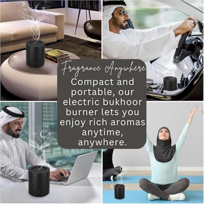 Portable Electric Incense Bakhoor Burner BK-108P