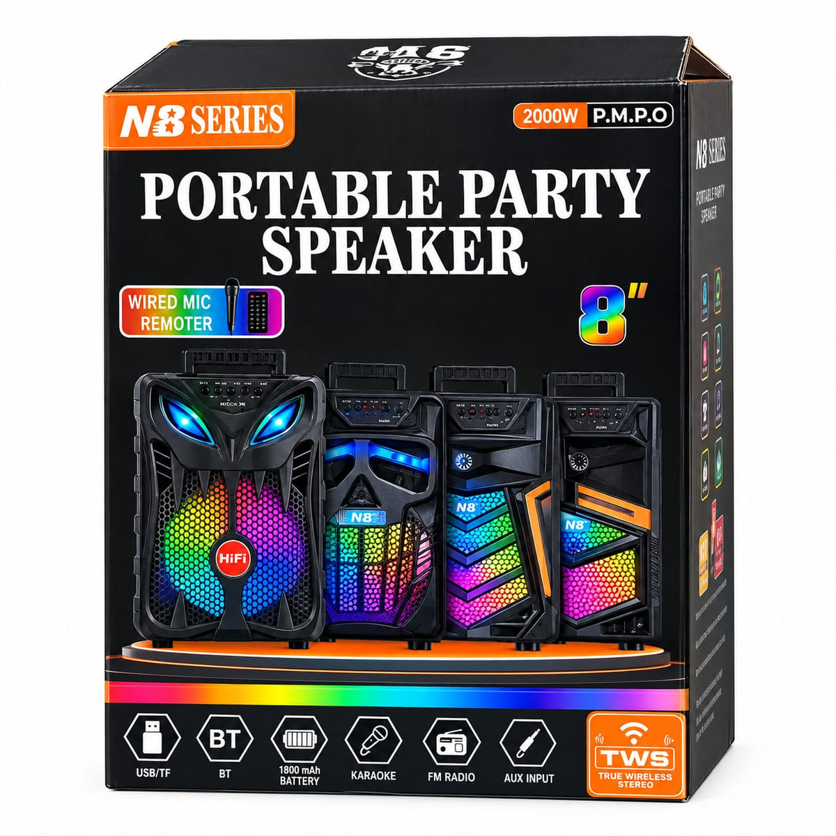 Portable Wireless Bluetooth Speaker N8